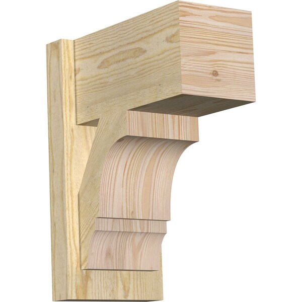 Ekena Millwork Balboa Block Rough Sawn Outlooker, Douglas Fir, 8"W x 14"D x 18"H OUT08X14X18BOA05RDF - main